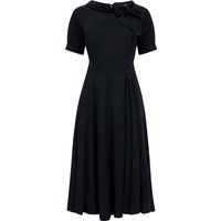 “Cindy” Dress in Black  by The Seamstress Of Bloomsbury, Classic 1940s Vintage Inspired Style