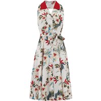 *Make Do & Mend* Sample Sale “Lindy” Dress in Hawaiian Print Size 10 .. PLEASE READ FULL DESCRIPTION ..