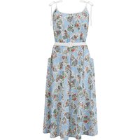 The “Suzy Sun Dress” in Pagoda Print, Easy To Wear Tiki Style From The 50s