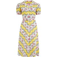 The “Charlene” Shirtwaister Dress in Daydream Print, True 1950s Vintage Style