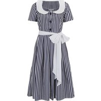 *Make Do & Mend* Sample Sale “Nautical” Dress in Navy Stripe Size 12.. PLEASE READ FULL DESCRIPTION ..