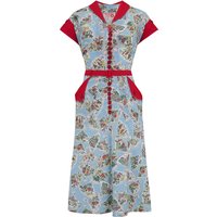 The “Casey” Dress in Pagoda Print, True & Authentic 1950s Vintage Style