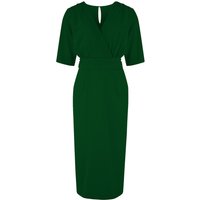 The “Evelyn” Wiggle Dress in Green, True Late 40s Early 50s Vintage Style