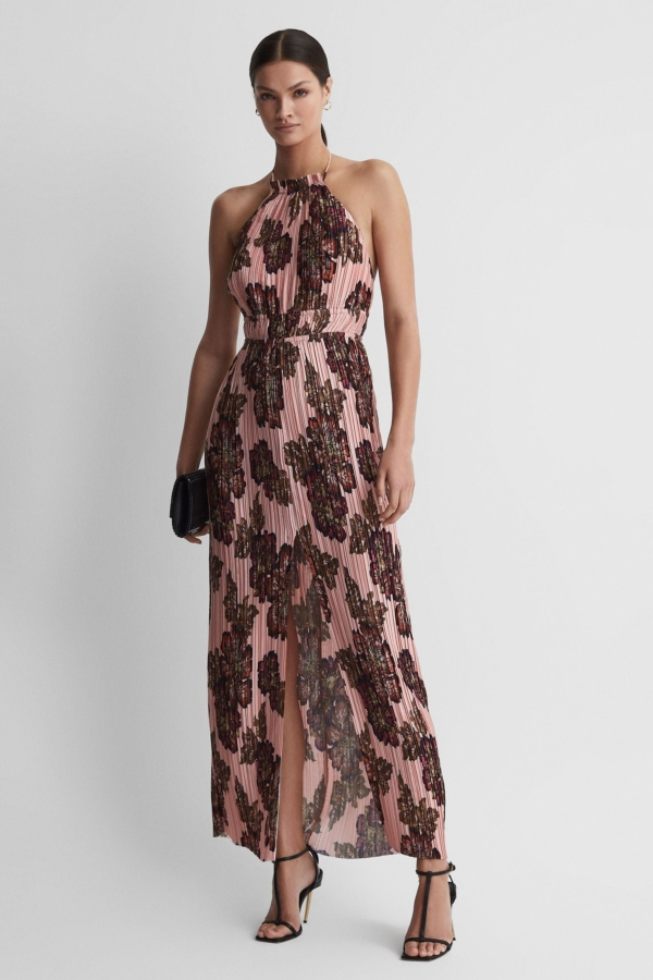 Significant Other Pleated Maxi Dress