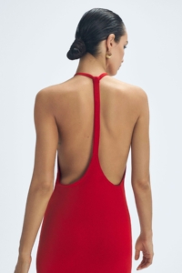 Atelier – Red Halter Neck Maxi Dress