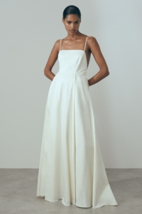 Ivory Atelier Open Back Bridal Maxi Dress