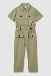 Olivia – Khaki Teen Utility Style Jumpsuit,