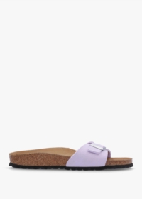 BIRKENSTOCK Madrid BS Soft Birki Vegan Purple Flog Mules Size: 42, Col