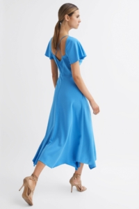 Eleni – Blue Cap Sleeve Maxi Dress