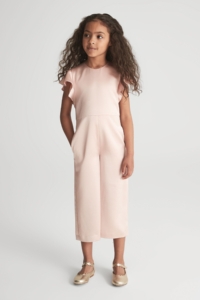 Em Blush Junior Occasion Jumpsuit – Pink Plain