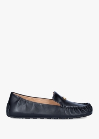 COACH Ronnie Black Leather Loafers Size: 8, Colour: Black Leather