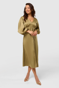 Closet London V-Neck Midi Dress