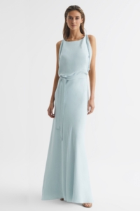 Ida – Green Cowl Neck Bridesmaid Maxi Dress