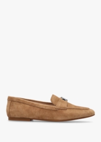 LAUREN RALPH LAUREN Averi III Camel Suede Loafers Size: 3, Colour: Bei