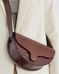 C.Nicol Lily maxi bag hazelnut croco (perfect condition, 2019) Leather handbag