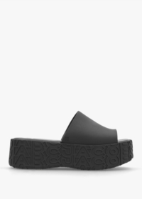 MARC JACOBS x Melissa Becky Black Slab Sole Mules Size: 6, Colour: Bla