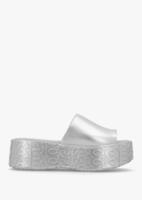 MARC JACOBS x Melissa Becky Silver Slab Sole Mules Colour: Slp, Size: