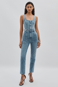 Good Mid Blue Good Denim Jumpsuit