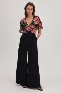 Florere Ruffle Sleeve Jumpsuit