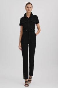 Good Black Good Denim Jumpsuit