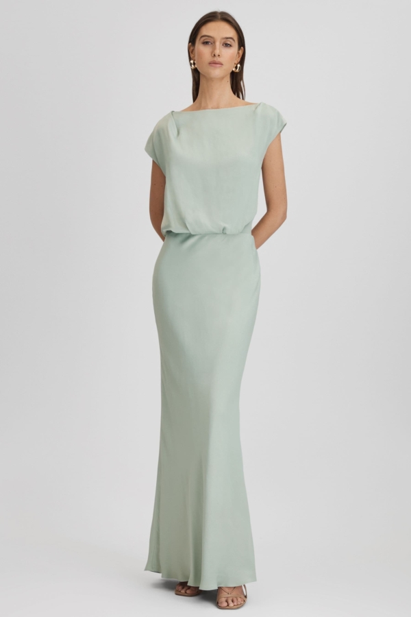 Rupa - Sage Rupa Draped Maxi Dress