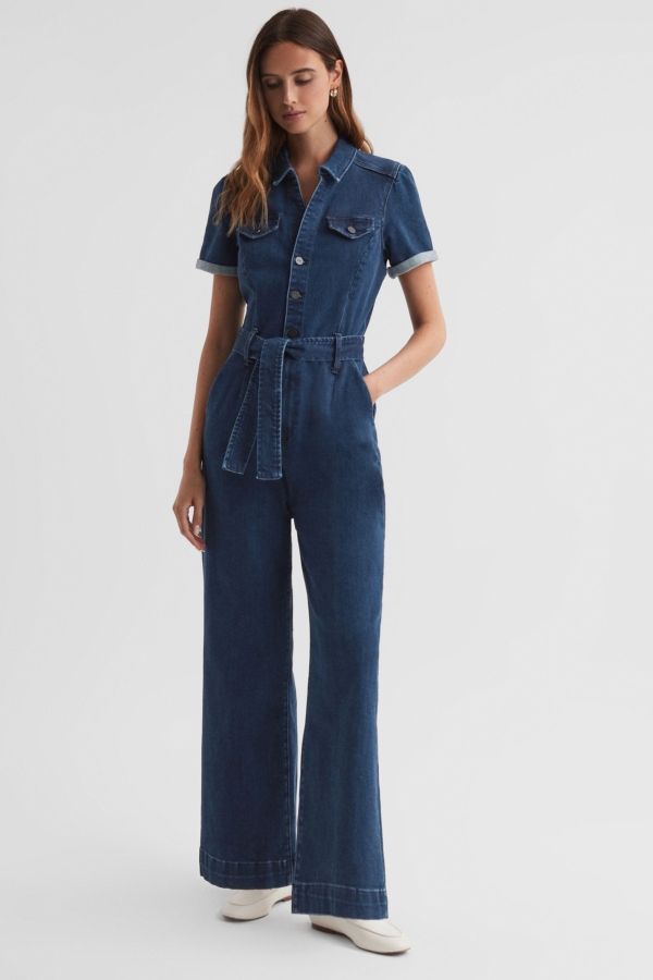 PAIGE Anessa - Denim Jumpsuit