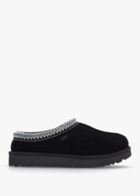 UGG Tasman Black Sheepskin Embroidery Trim Mules Size: 40, Colour: Bla