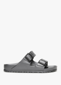 BIRKENSTOCK Arizona EVA Anthracite Two Bar Mules Colour: Pwe, Size: 37