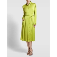 HUGO Womens Bright Green Kleoma Dress