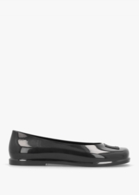 MARC JACOBS x Melissa Ruby Black Ballet Pumps Size: 7, Colour: Black P