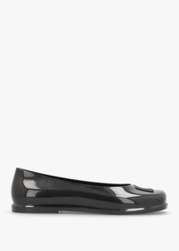 MARC JACOBS x Melissa Ruby Black Ballet Pumps Size: 7