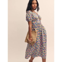 Nobody’s Child Womens Floral Genevieve Midi Dress