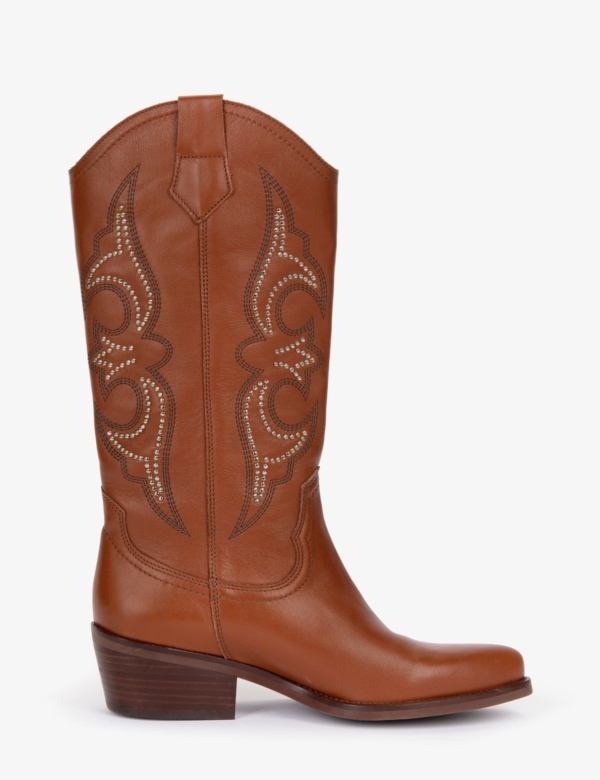 Penelope Chilvers Silvestre Stud Cowboy Boot