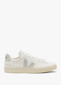 VEJA Campo Chromefree Leather Extra White Natural Trainers Size: 41, C