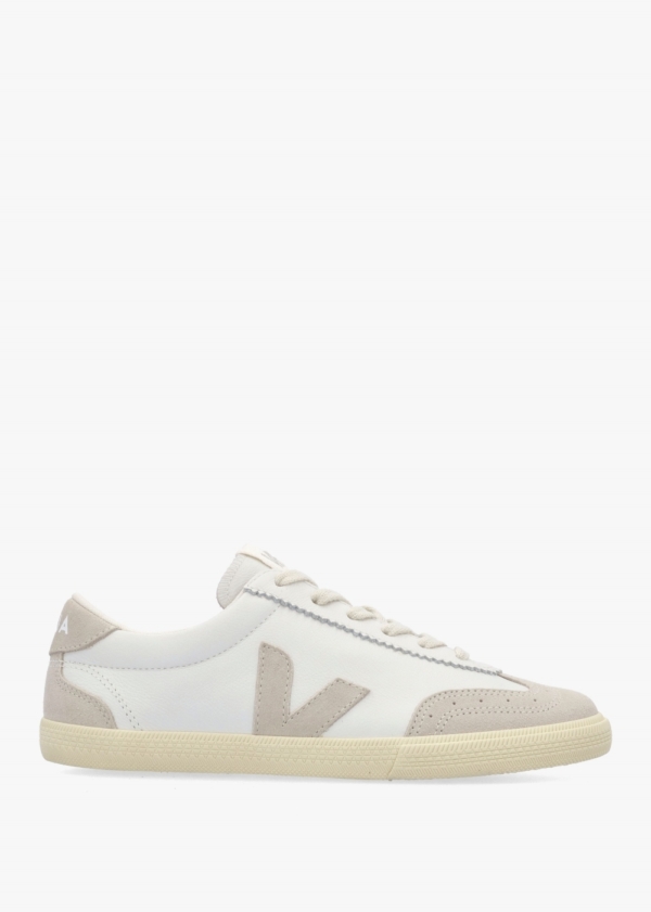 VEJA Women&apos;s Volley O.T Leather White Natural Trainers Size: 42